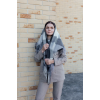 Велика чорна кашемірова хустка косинка в клітину CASHMERE